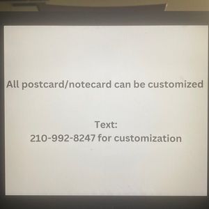 Customizable Postcards